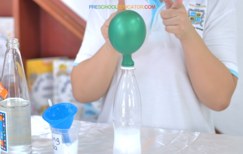 Baking Soda & Vinegar Balloon Experiment